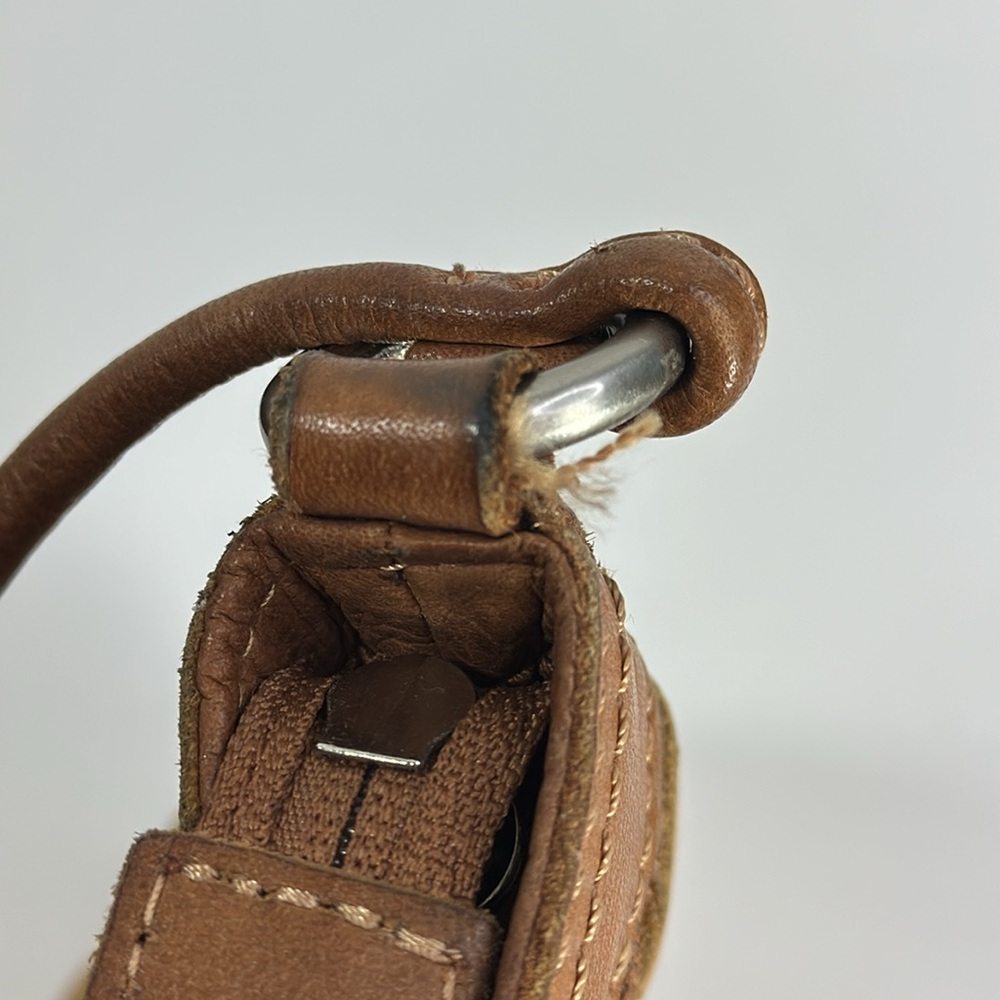 Fossil Leather Crossbody Flower Handbag - Picture 12 of 12